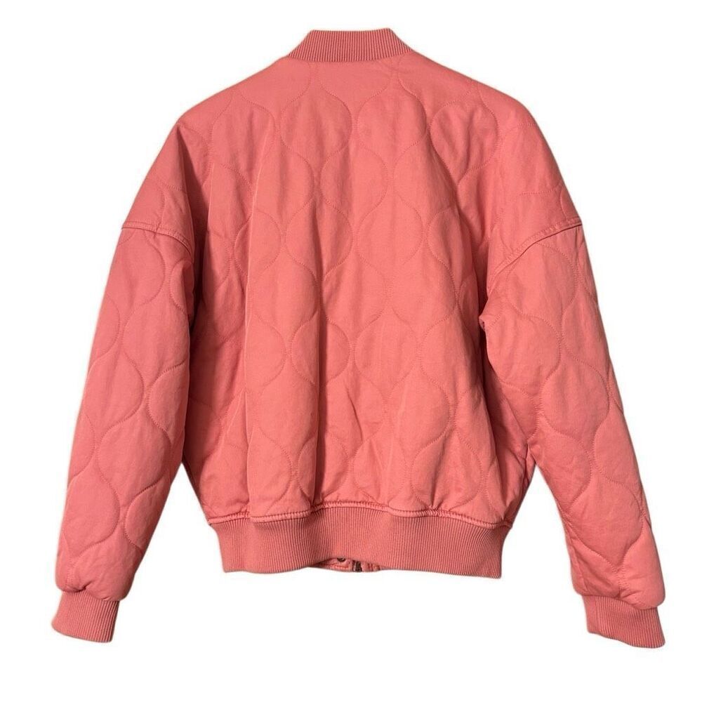 Universal thread pink quilted utility bomber jack… - image 4